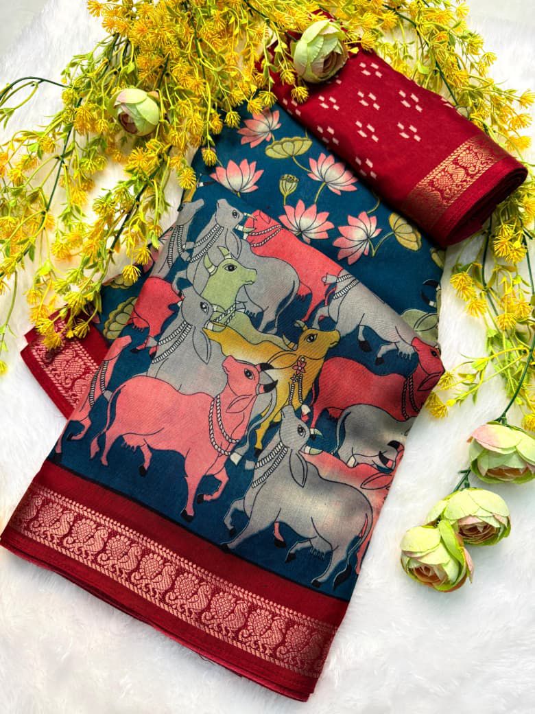 Pichwai mul cotton