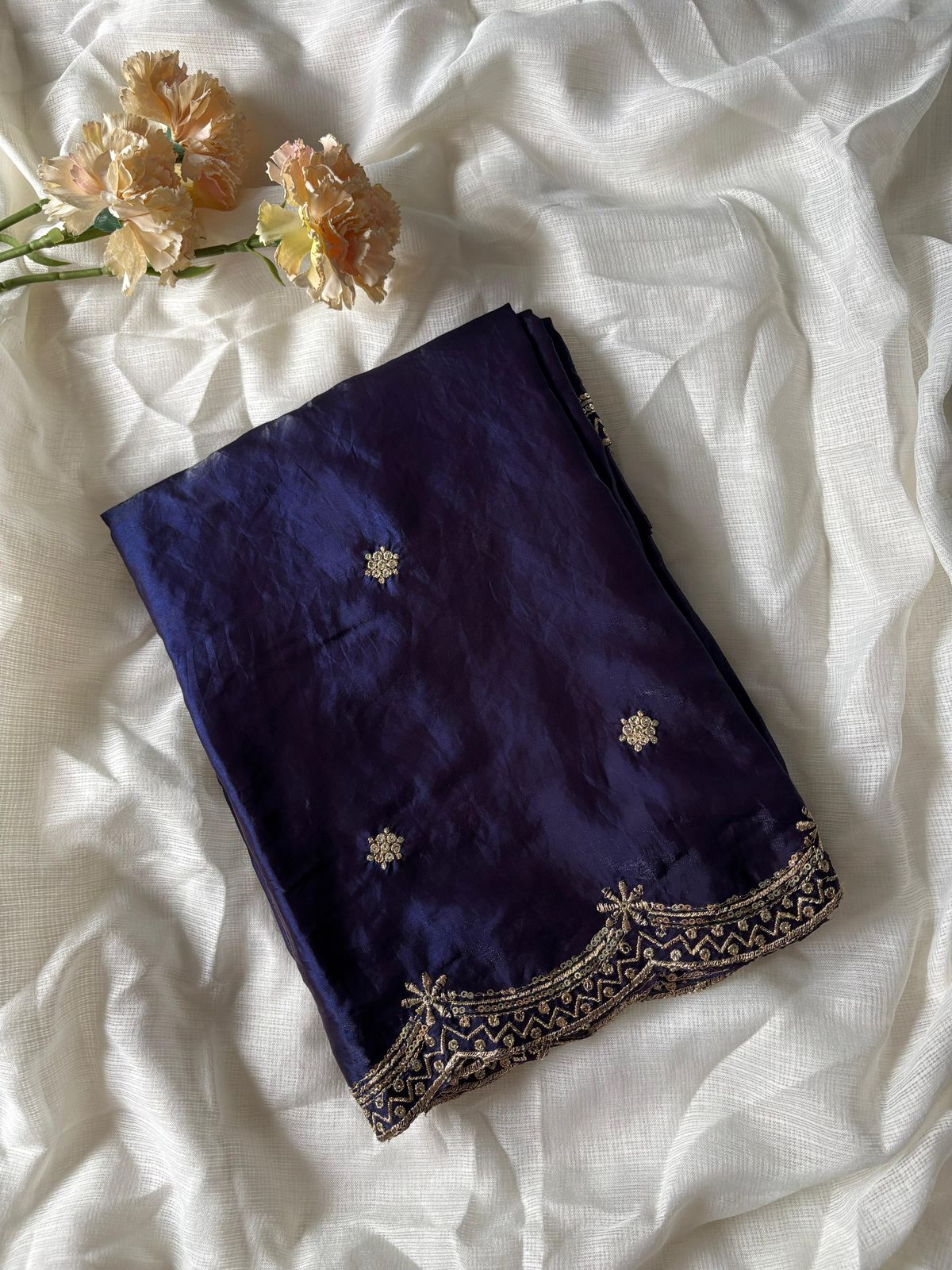Partywear Metallic Saree