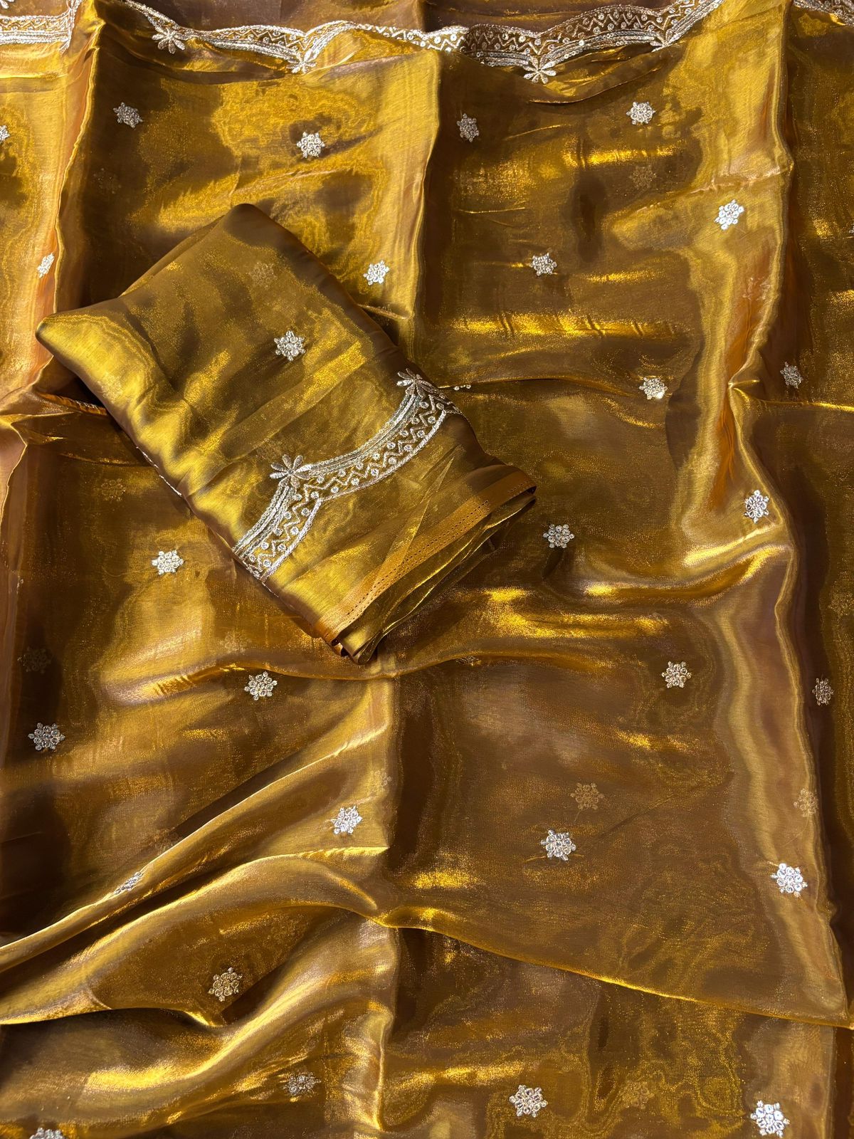 Partywear Metallic Saree
