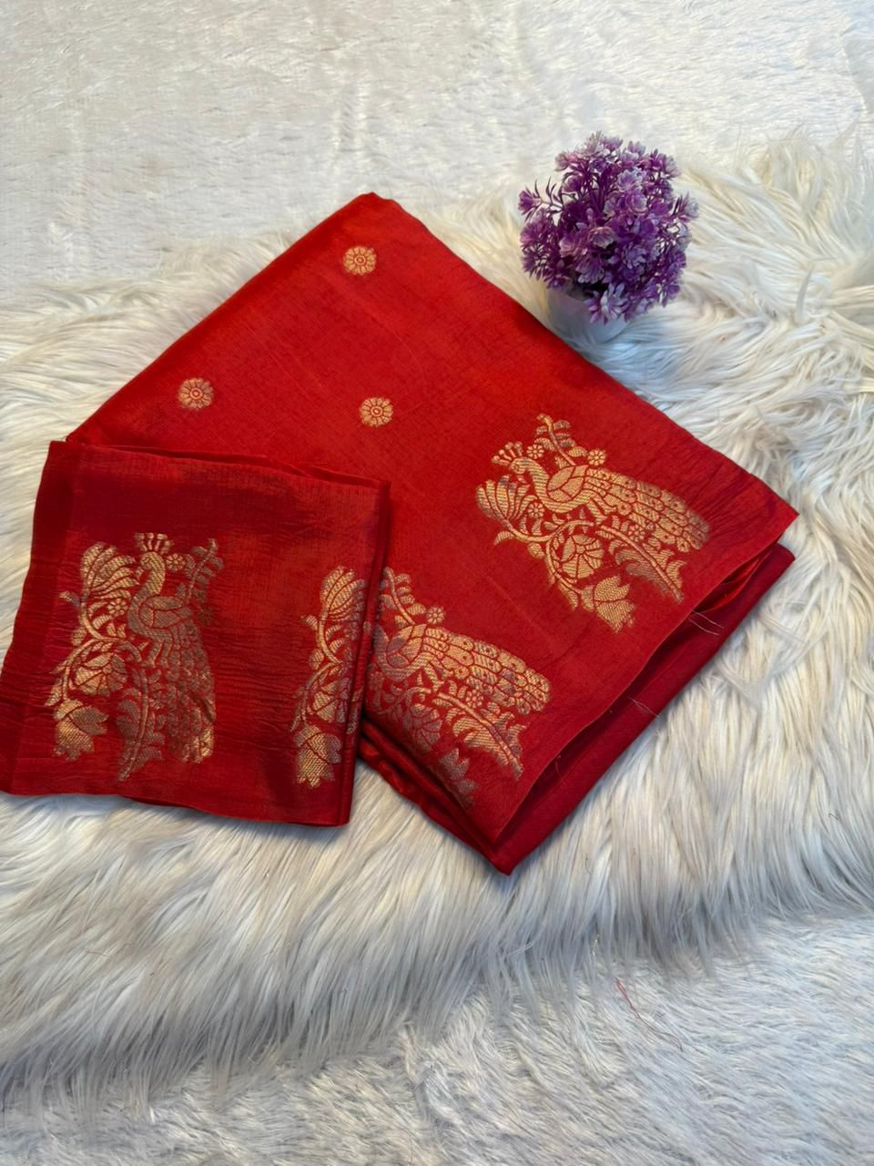 Peacock Musline silk