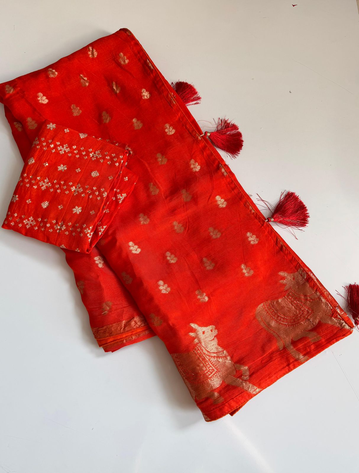 Pichwai Dola Silk