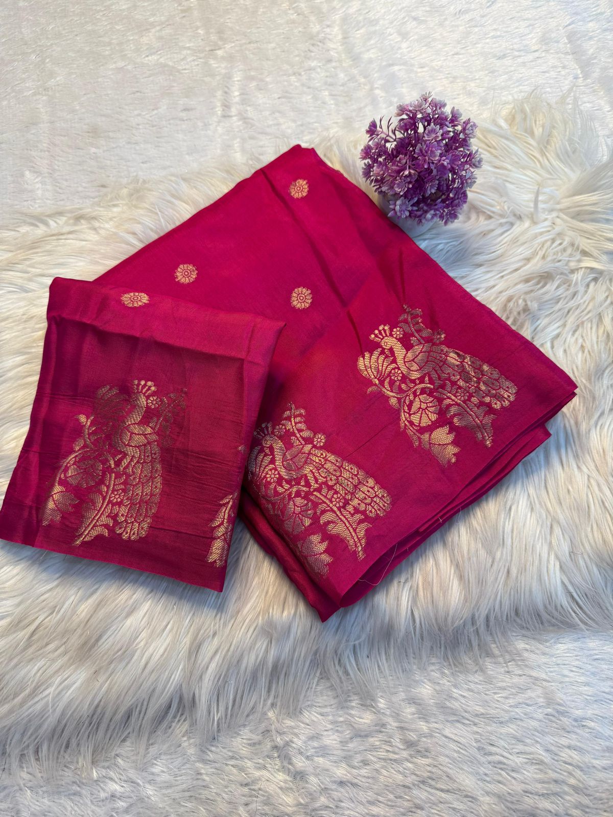 Peacock Musline silk