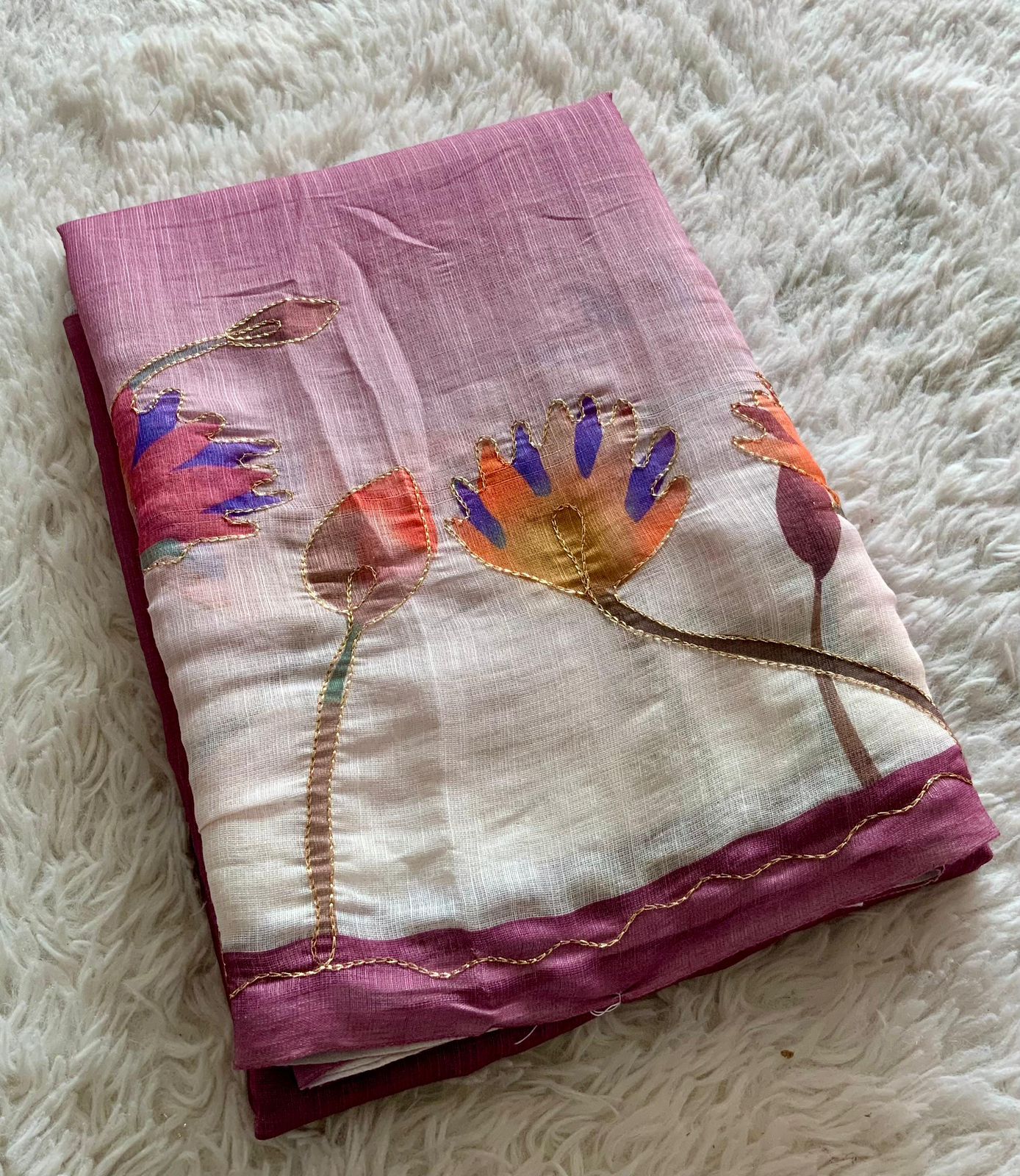 Aari Work Saree