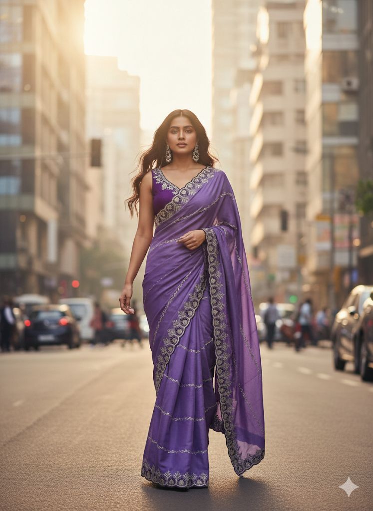 Partywear Georgette Crepe