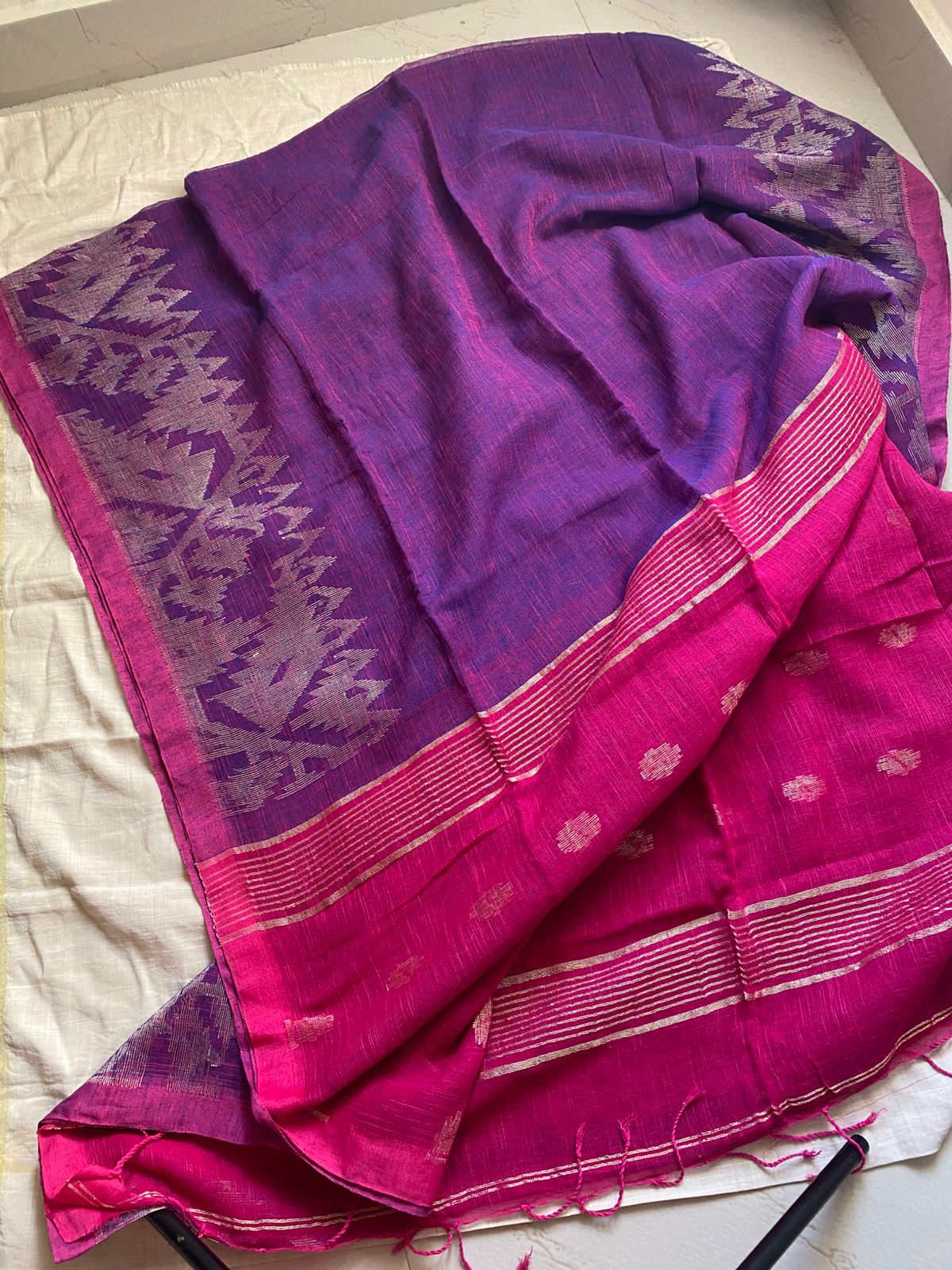 Linen jamdani