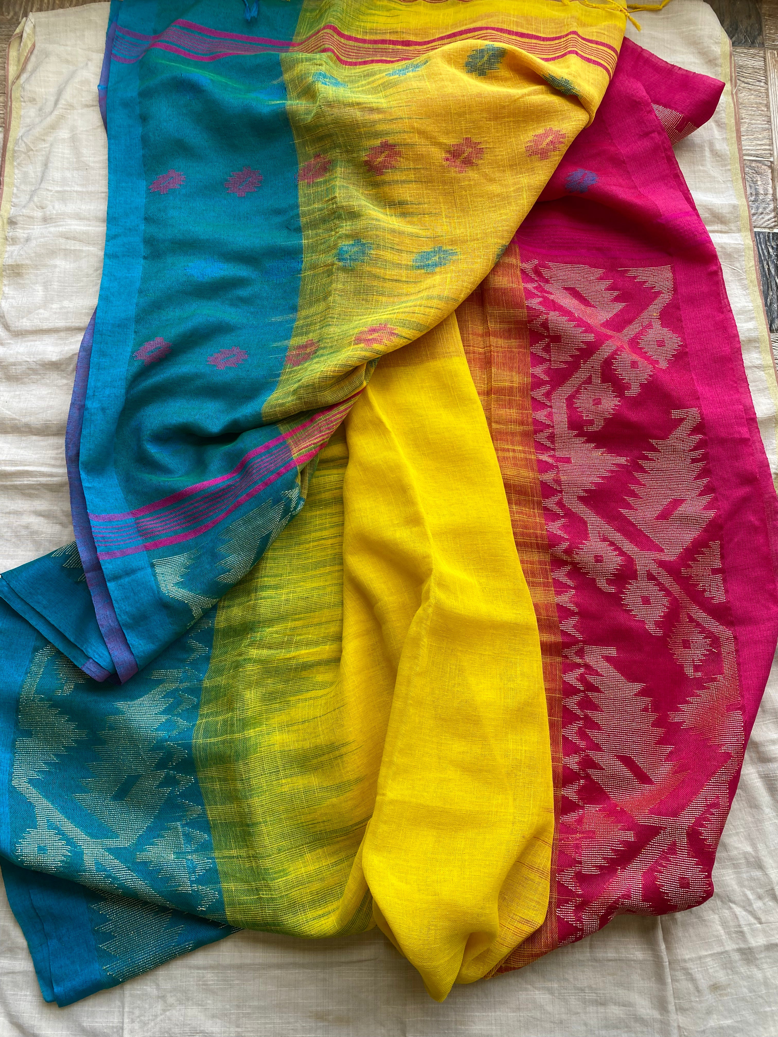 Linen jamdani
